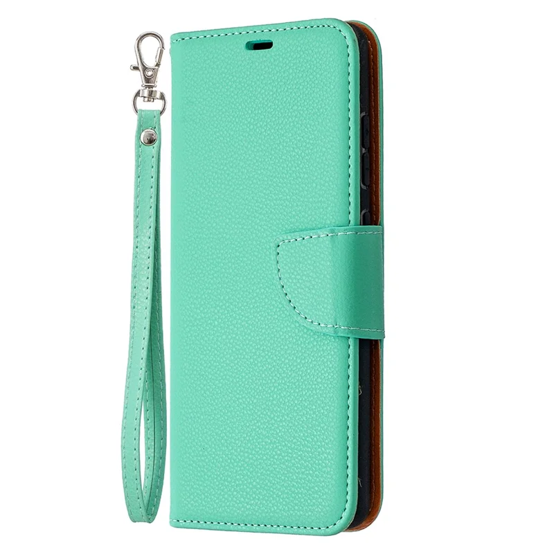 Litchi Surface with Wallet Leather Stand Case for Samsung Galaxy S20 FE 4G/FE 5G/S20 Lite/S20 FE 2022 - Green