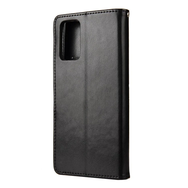 Imprint Butterflies Wallet Stand Flip Leather Phone Cover for Samsung Galaxy S20 FE 4G/FE 5G/S20 Lite/S20 FE 2022 - Black