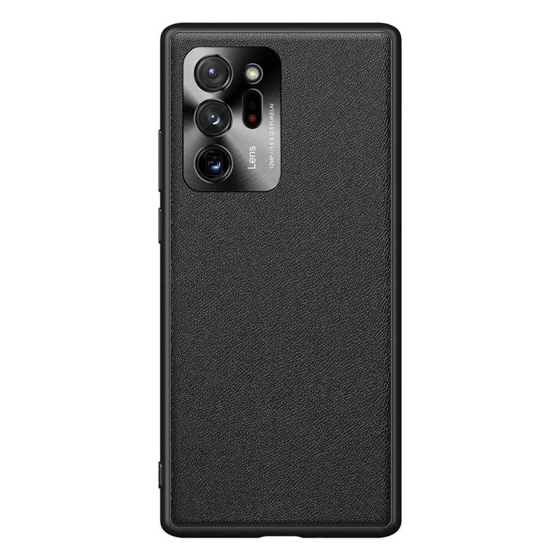 FUKELAI CD Veins PC + TPU Phone Cover with Camera Covering for Samsung Galaxy Note20 Ultra/Note20 Ultra 5G - Black