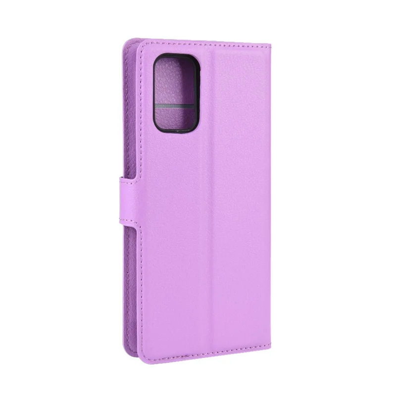 Magnetic Leather Litchi Skin Case for Samsung Galaxy S20 FE 4G/FE 5G/S20 Lite/S20 FE 2022 - Purple