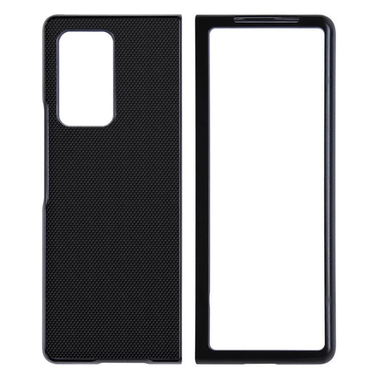 Texture en Nylon Case de Téléphone en Silicone Doux Pour Samsung Galaxy Z Fold2 5G