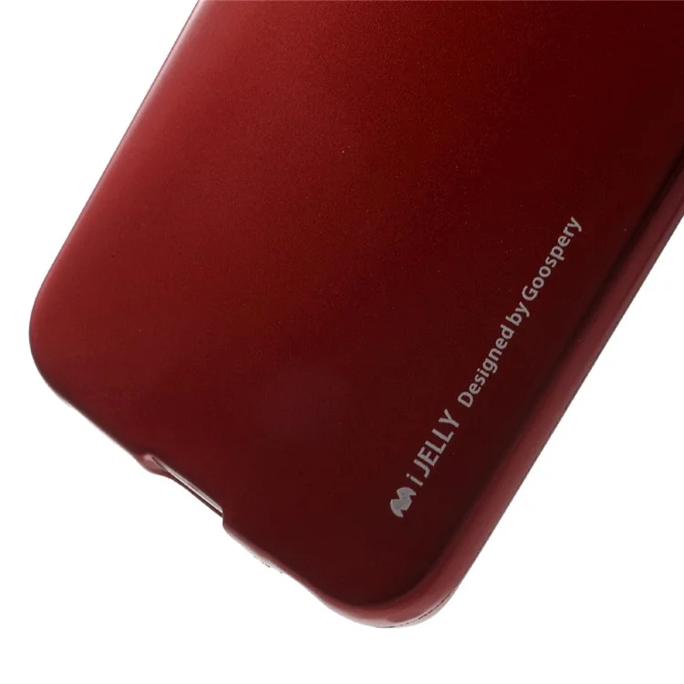 MERCURY GOOSPERY for Samsung Galaxy S6 Edge G925 Metal-like TPU Phone Case - Red