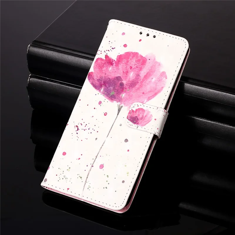 Pattern Printing Wallet Stand Leather Phone Casing with Strap for Samsung Galaxy S20 FE 4G / FE 5G / S20 Lite / S20 FE 2022 - Flower