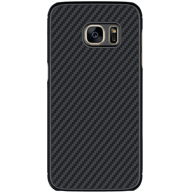 NILLKIN Synthetic Fiber Hard Case Cover for Samsung Galaxy S7 G930 - Black