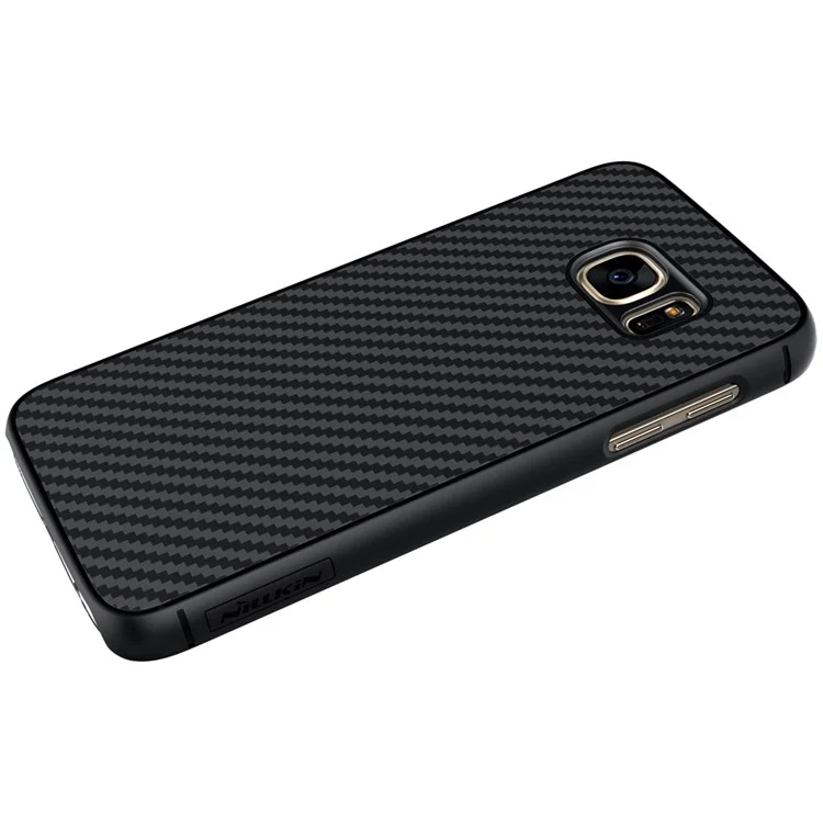 NILLKIN Synthetic Fiber Hard Case Cover for Samsung Galaxy S7 G930 - Black