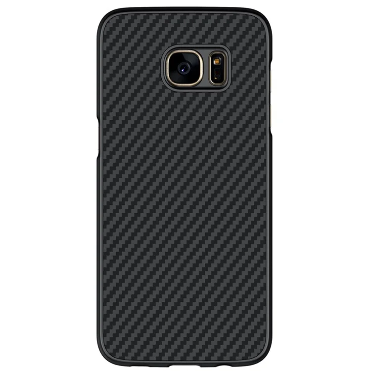 NILLKIN Synthetic Fiber Hard Case Cover for Samsung Galaxy S7 edge G935 - Black
