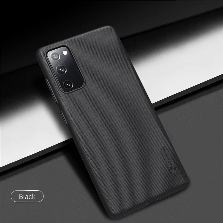 NILLKIN для Samsung Galaxy S20 FE/S20 Fan Edition/S20 FE 5G/S20 Fan Edition 5G/S20 Lite/S20 FE 2022 Frosted Shield Shockproof Matte PC Hard Phone Shell - черный