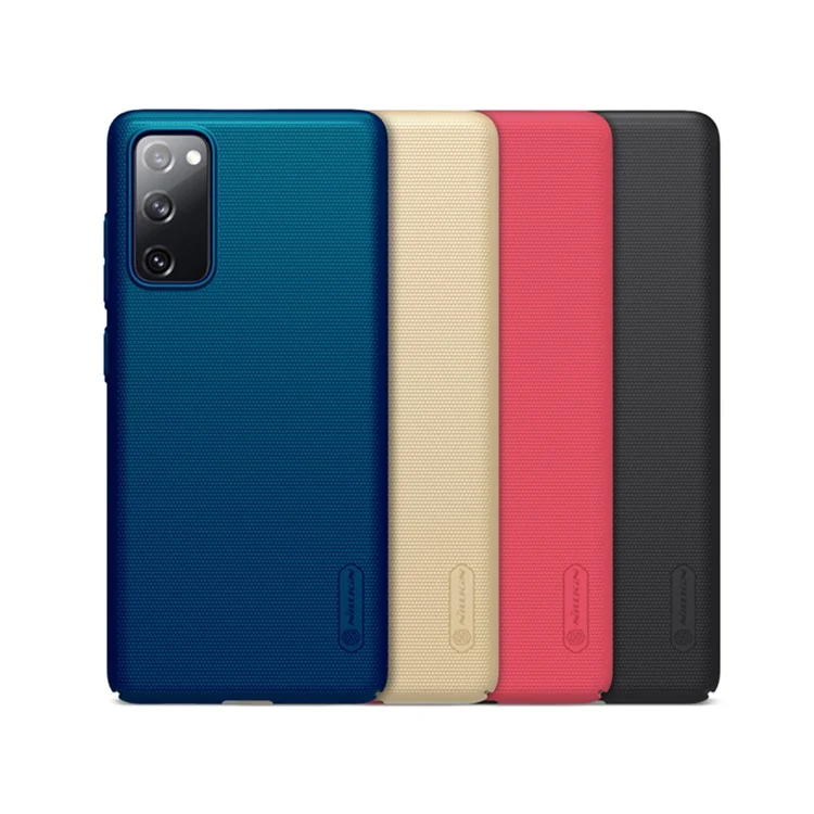 NILLKIN для Samsung Galaxy S20 FE/S20 Fan Edition/S20 FE 5G/S20 Fan Edition 5G/S20 Lite/S20 FE 2022 Frosted Shield Shockproof Matte PC Hard Phone Shell - черный