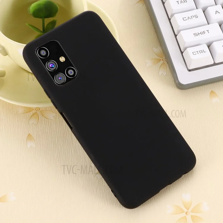 Liquid Silicone Phone Case for Samsung Galaxy M31s - Black