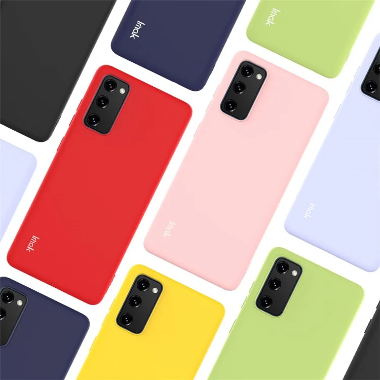 Capa de telefone macia e colorida de TPU da série IMAK UC-2 para Samsung Galaxy S20 FE/S20 FE 5G/S20 Lite/S20 FE 2022 - Preto