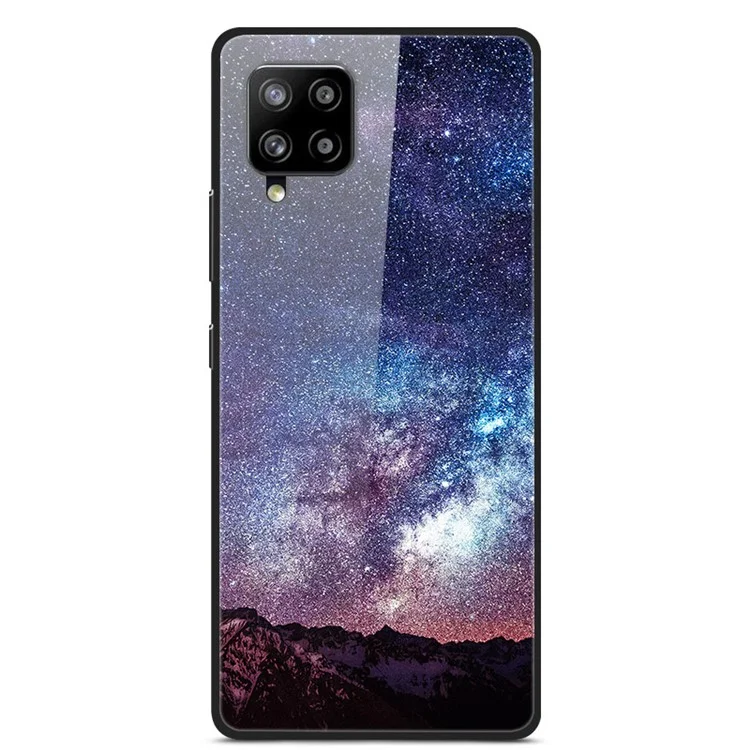 Impression de motif pour étui hybride en verre + PC + TPU pour Samsung Galaxy A42 5G - Nuit étoilée