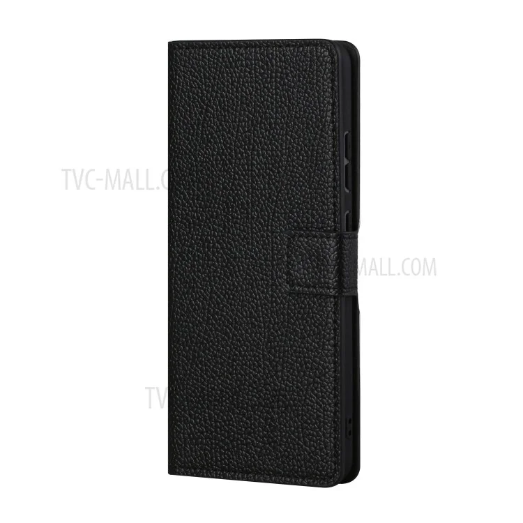 Custodia Portafoglio in Pelle di Litchi per Samsung Galaxy S21 5G Cover per Telefono