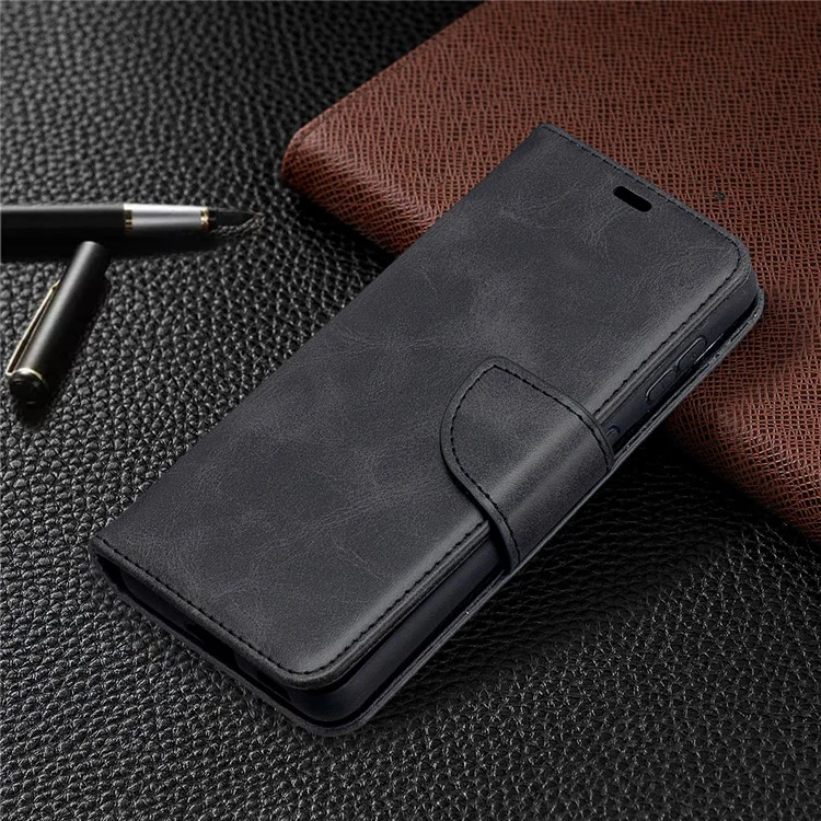 Portafoglio in Pelle PU Elegante Custodia Per Smartphone Per Samsung Galaxy S21 5G/S21 4G - Nero