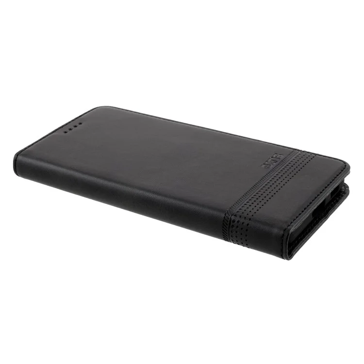 AZNS Auto-absorbed Leather Cover für Samsung Galaxy S21+ 5G Stand Case - Schwarz