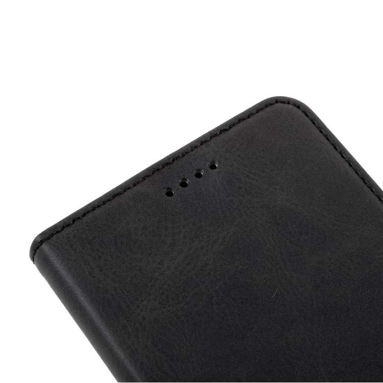 AZNS Auto-absorbed Leather Cover für Samsung Galaxy S21+ 5G Stand Case - Schwarz