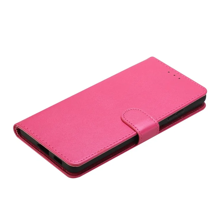 Étui de Téléphone en Cuir de Design Unqiue Avec Sangle Pour Samsung Galaxy S21 4g / 5g - Rose