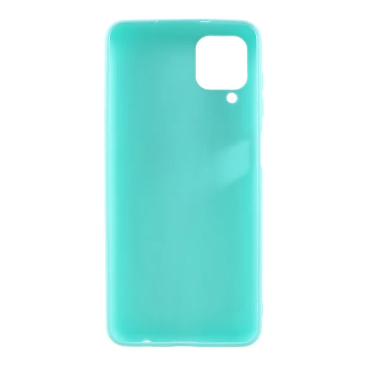 For Samsung Galaxy A12 Thin Matte TPU Phone Case Finish Profile Soft Back Protective Cover - Baby Blue