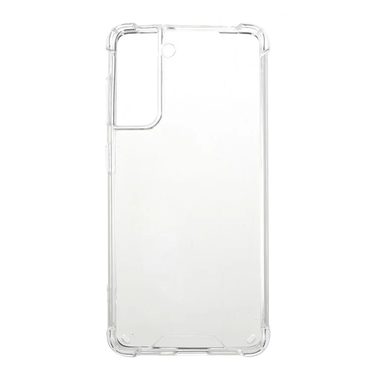 Back Acrylique Transparent Antichoc + Boîtier Combo TPU Edge Pour Samsung Galaxy S21 + 5G