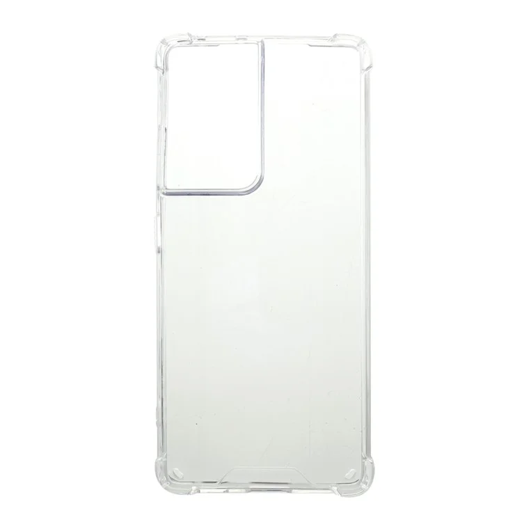 Абонепроницаемый Четкий Акриловый Обратно + TPU Edge Combo Case Для Samsung Galaxy S21 Ultra