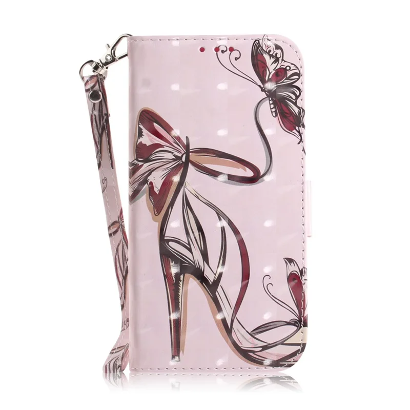 Magnetic Flip Pattern Printing Wallet PU Leather Shell for Galaxy A32 5G / M32 5G - Butterflies