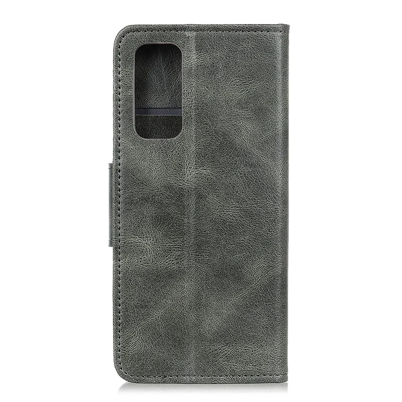 Crazy Horse PU Leather Wallet Stand Protector Cover for Samsung Galaxy A52 4G/5G / A52s 5G - Green