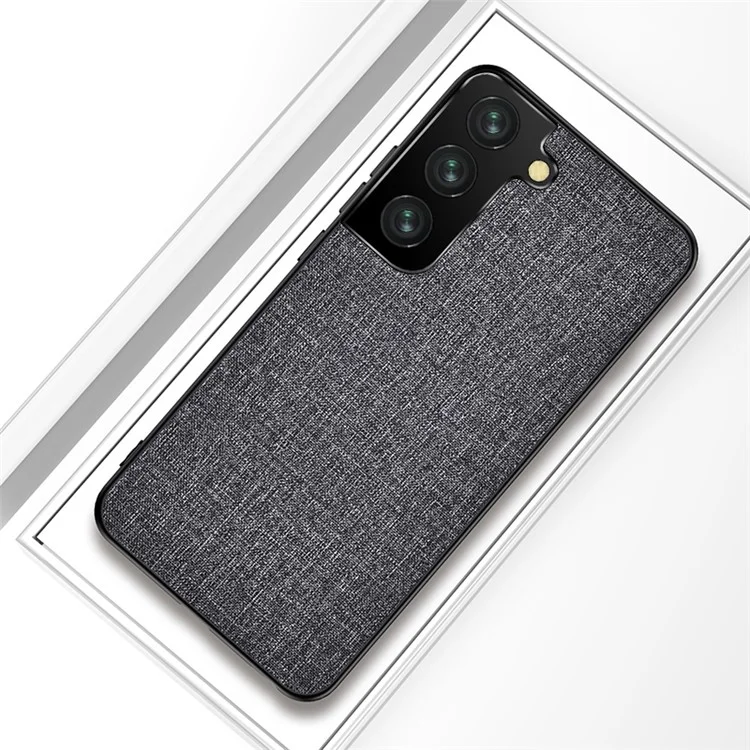 TPU + PC + Cloth Phone Case Cover для Samsung Galaxy S21+ 5G - Серый