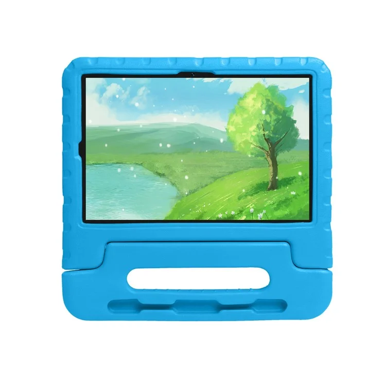 Kickstand Anti-shock EVA Tablet Case with Stylus Slot for Samsung Galaxy Tab A7 10.4 (2022) / (2020) - Blue