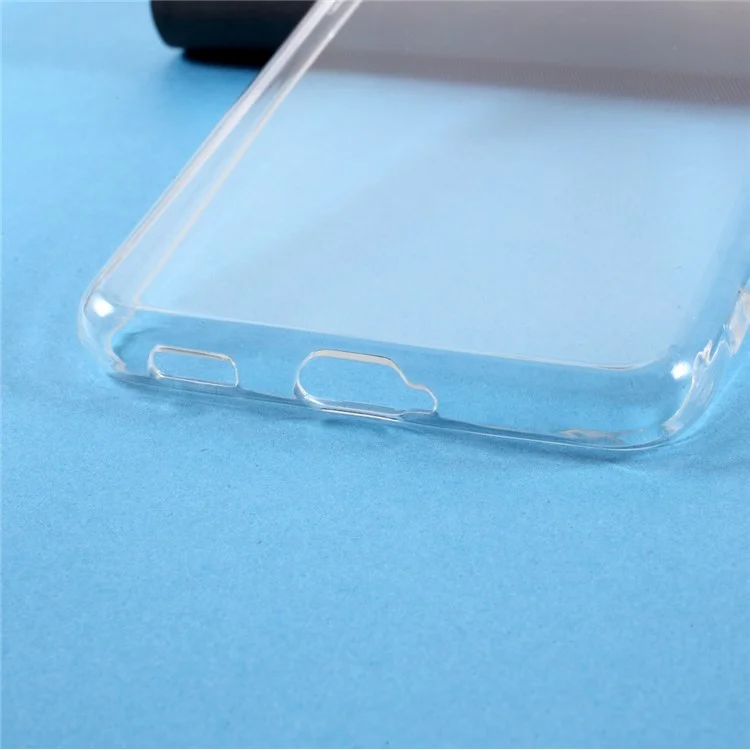 Shock Absorption Crystal Clear TPU Casing Shell for Samsung Galaxy S21 4G/5G - Transparent