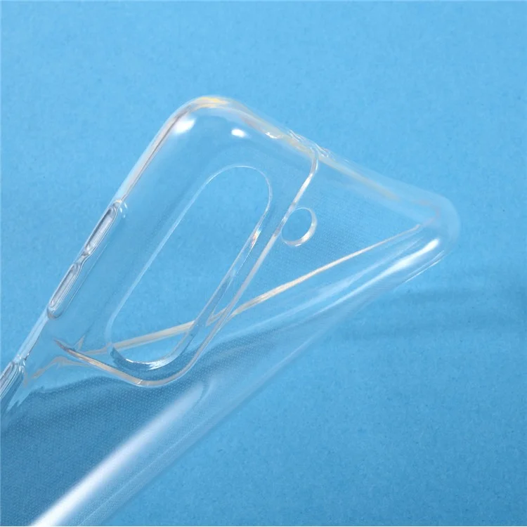 Shock Absorption Crystal Clear TPU Casing Shell for Samsung Galaxy S21 4G/5G - Transparent