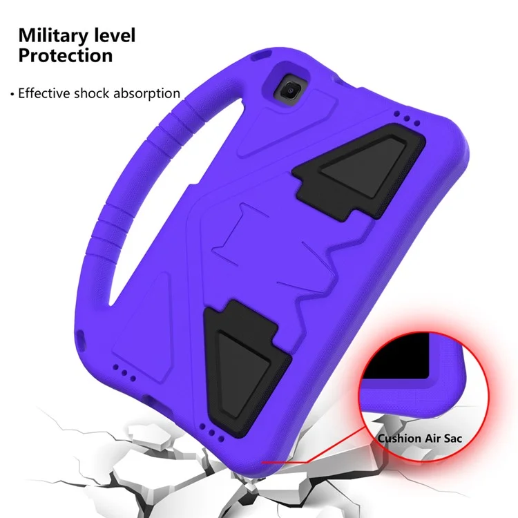 Anti-shock Con Mango de Ranura Para Lápiz EVA Tablet Case Para Samsung Galaxy Tab A 8.0 Wi-Fi (2019) Sm-t290/tab A 8.0 LTE (2019) SM-T295 - Violeta