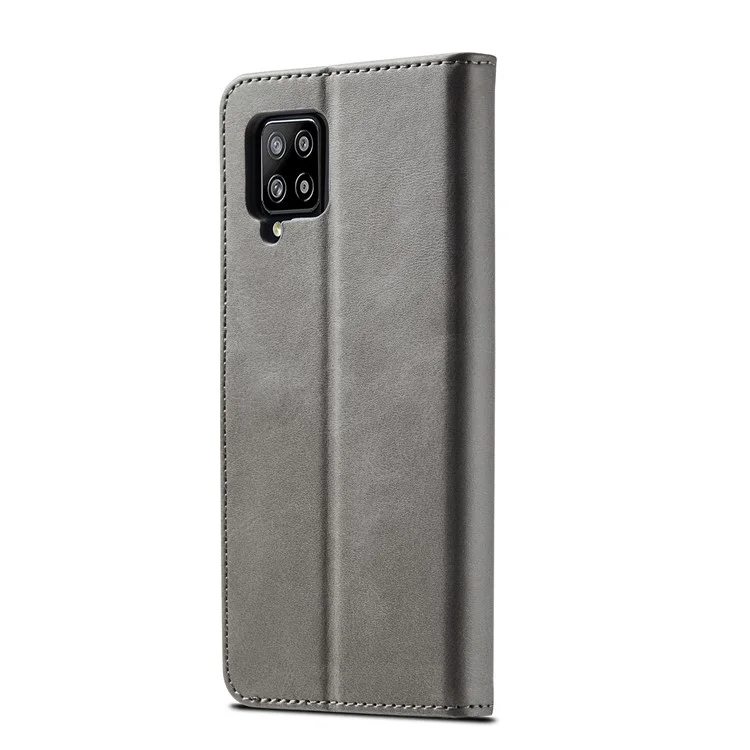 LC.IMEEKE for Samsung Galaxy A42 5G Leather Wallet Case - Grey