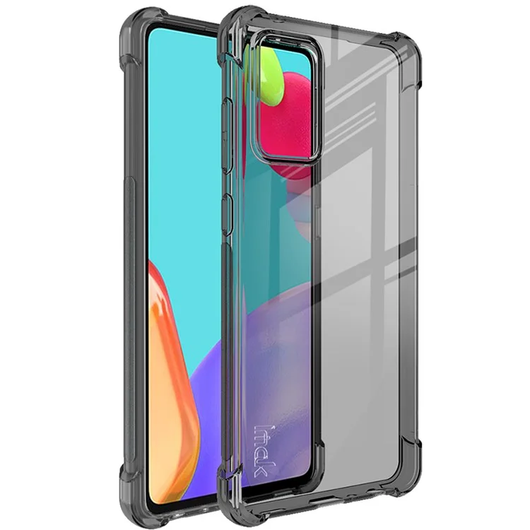 IMAK Airbag Drop-proof TPU Cover + Screen Film for Samsung Galaxy A72 5G - Grey