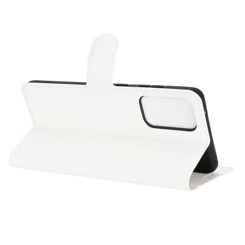 Litchi Texture Leather Wallet Stand Design Phone Cover for Samsung Galaxy A52 4G / 5G / A52s 5G - White