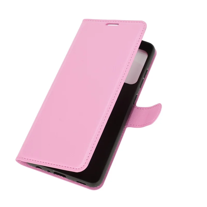 Litchi Texture Leather Wallet Stand Design Phone Cover for Samsung Galaxy A52 4G / 5G / A52s 5G - Pink