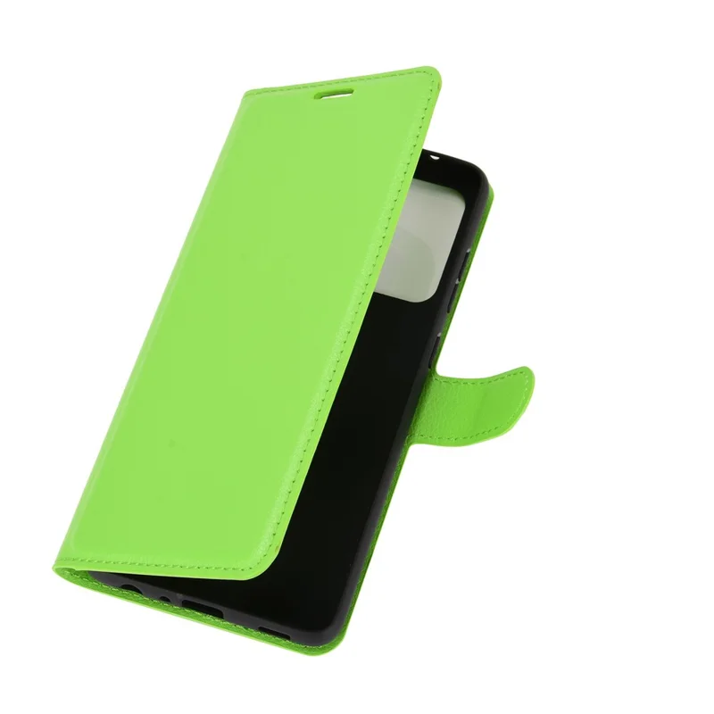 Litchi Texture Leather Wallet Stand Design Phone Cover for Samsung Galaxy A52 4G / 5G / A52s 5G - Green