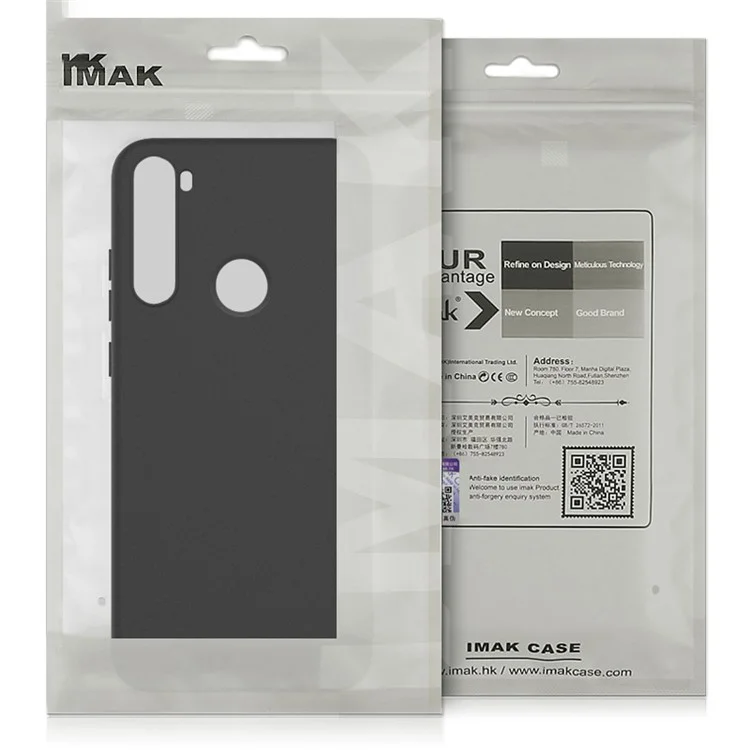 IMAK UC-2 Série Skin-feel Soft TPU Téléphone de Protection Pour Samsung Galaxy A52 4g / 5G / A52s 5G - le Noir