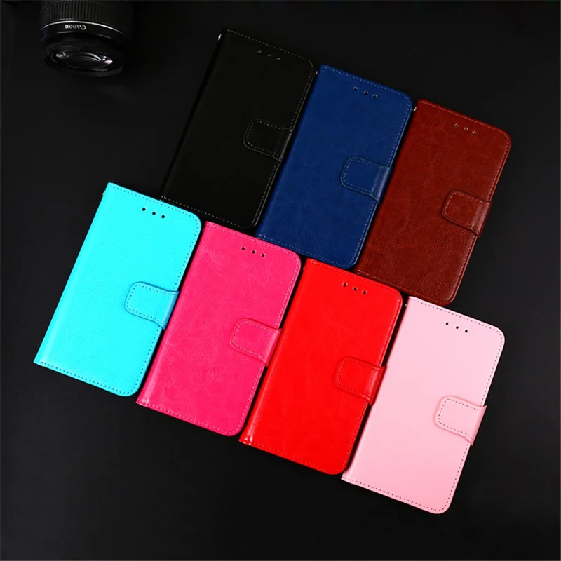 Wallet Textured Leather Stand Phone Shell for Samsung Galaxy AA52 4G/5G / A52s 5G - Black