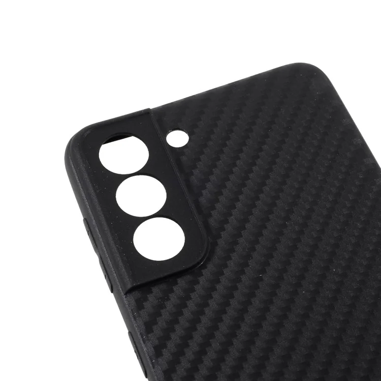 Cubierta Telefónica Para Samsung Galaxy S21 4G/5G Case TPU de Fibra de Carbono