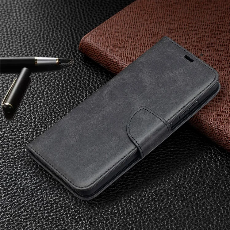 PU Leather Wallet Stylish Smartphone Case for Samsung Galaxy A52 4G/5G / A52s 5G - Black