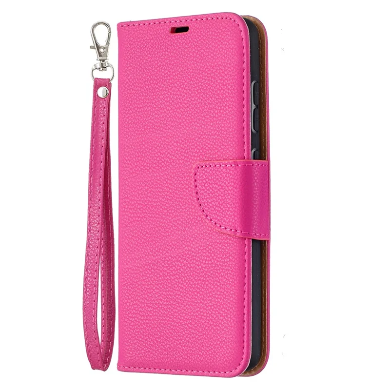 Litchi Surface with Wallet Leather Stand Case for Samsung Galaxy A52 4G/5G / A52s 5G - Rose