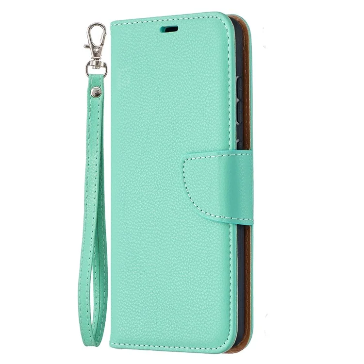 Litchi Surface with Wallet Leather Stand Case for Samsung Galaxy A52 4G/5G / A52s 5G - Green