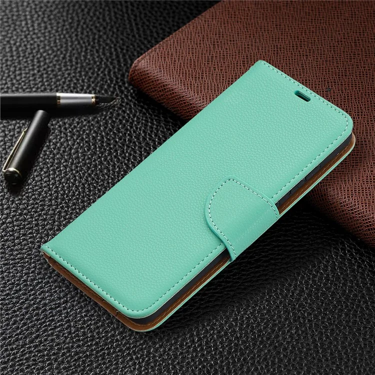 Litchi Surface with Wallet Leather Stand Case for Samsung Galaxy A52 4G/5G / A52s 5G - Green