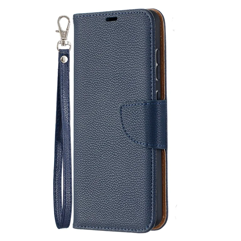 Litchi Surface with Wallet Leather Stand Case for Samsung Galaxy A52 4G/5G / A52s 5G - Blue