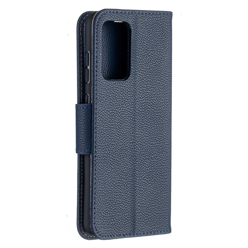 Litchi Surface with Wallet Leather Stand Case for Samsung Galaxy A52 4G/5G / A52s 5G - Blue