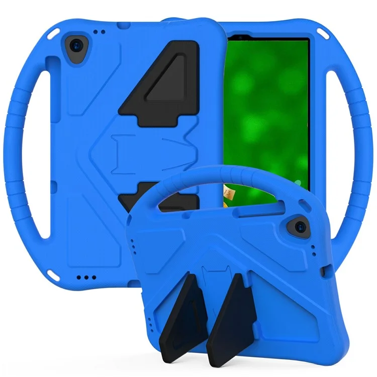 Case EVA à Ordinateur de Cochon de Kickstand Pour Samsung Galaxy Tab A 10.1 (2019) T510 - Bleu