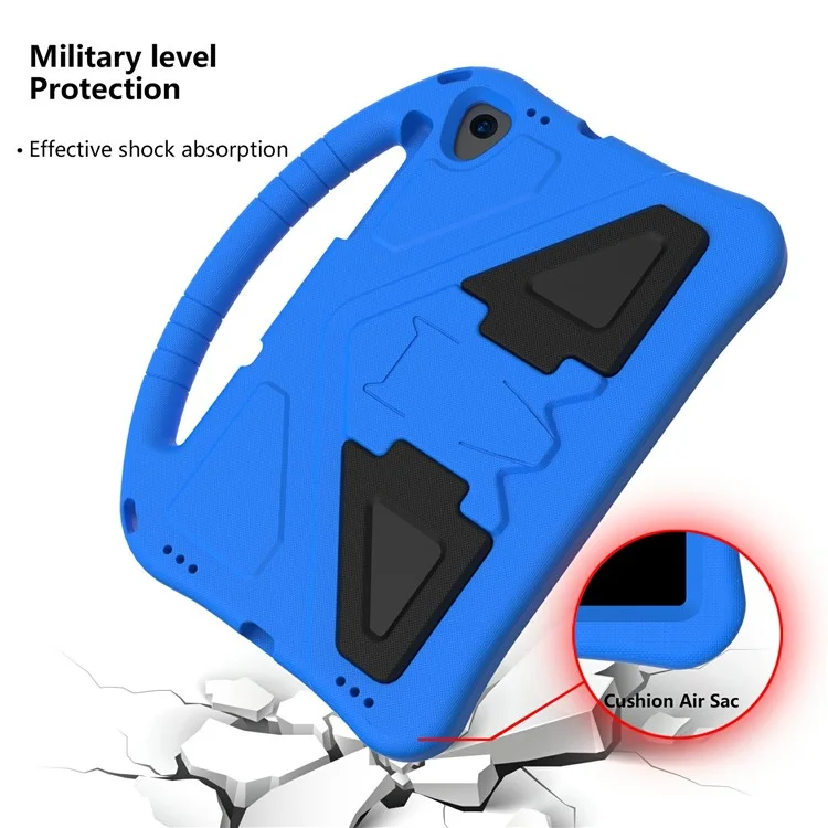 Kickstand Shockproof Handheld EVA Case for Samsung Galaxy Tab A 10.1 (2019) T510 - Blue