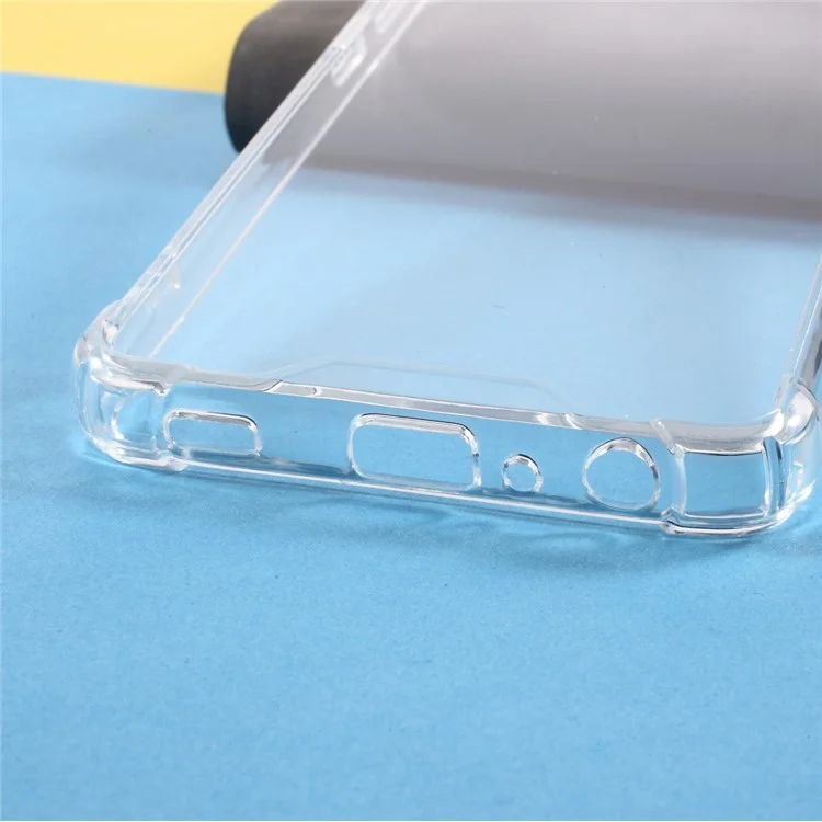 Panneau Arrière ACRYLIQUE CLEAR ACHI + Étui Combiné Soft TPU Edge Pour Samsung Galaxy A72 4G / 5G