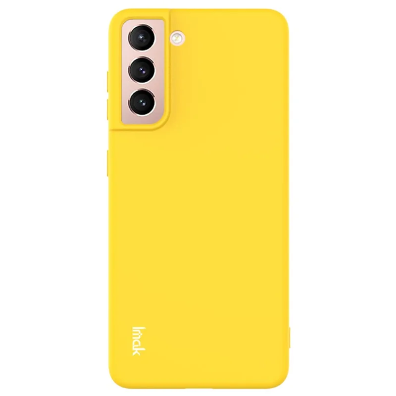 IMAK UC-2 Series Anti-Scratch Colorful Soft TPU Cover Case for Samsung Galaxy S21 Plus 5G - Yellow