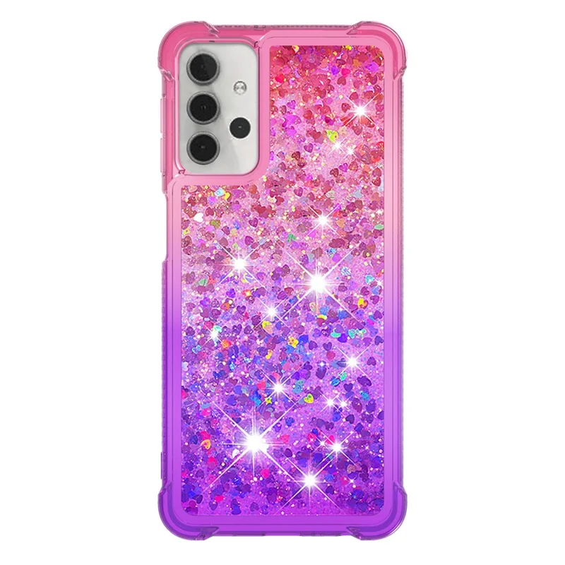 Capa de Casca de TPU para Samsung Galaxy A32 5G/M32 5G - Rosa/Roxo