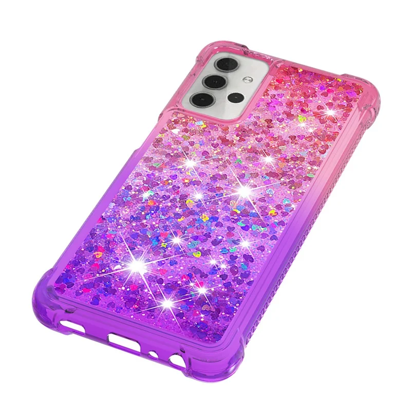 Capa de Casca de TPU para Samsung Galaxy A32 5G/M32 5G - Rosa/Roxo
